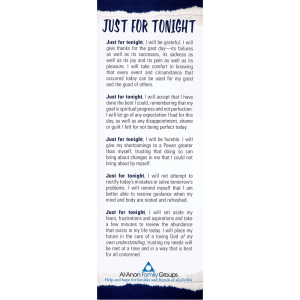 Just For Tonight (bookmark) - (M-81)