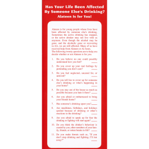 (S-20) Has your Life Been Affected...Alateen Is for you f lyer